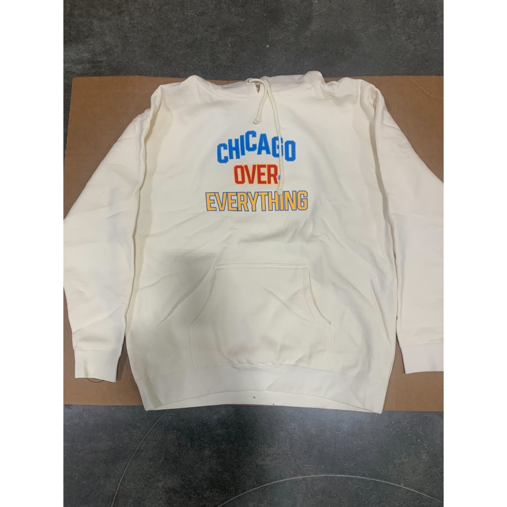 Rello CHICAGO OVER EVERYTHING Re-Envisioned Classic Hoodie, Bone